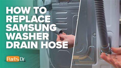 How To Clean Drain Hose On Samsung Front Load Washer How To: Samsung Drain Hose DC97-12534D - YouTube